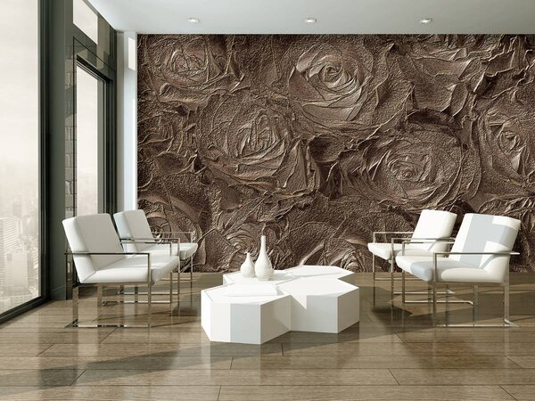Fototapeta - Hnedá textúra (152,5x104 cm)