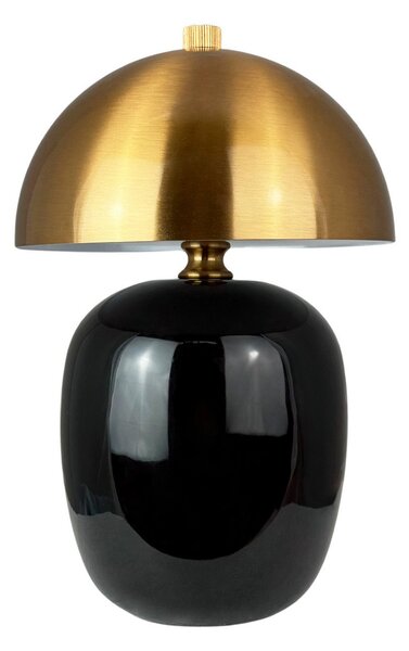 Stolové Lampa Dyberg Larsen, Manhatten, stmievateľné, Čierna, Obývacia izba, Keramika, Škandinávsky