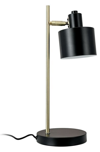 Stolové Lampa Dyberg Larsen, Ocean, Čierna, Spálňa, Kov, Škandinávsky