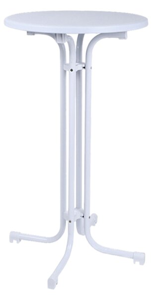 TENTino Elegantný skladací bistro stôl 60 cm ELEGANT WHITE