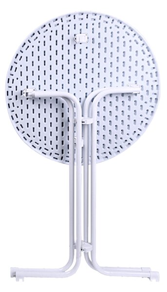 TENTino Elegantný skladací bistro stôl 80 cm ELEGANT WHITE