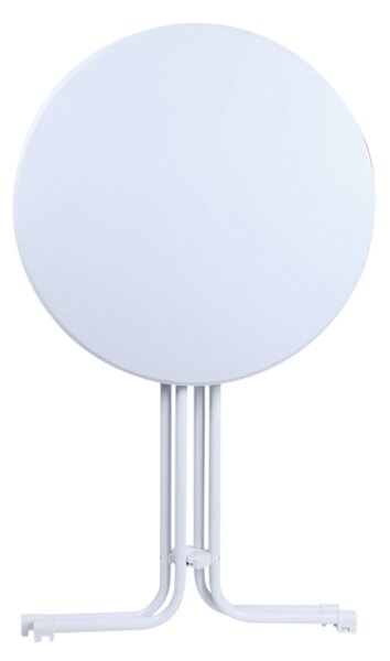TENTino Elegantný skladací bistro stôl 80 cm ELEGANT WHITE