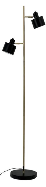 Stojacie Lampa Dyberg Larsen, Ocean, Čierna, Obývacia izba, Kov, Škandinávsky