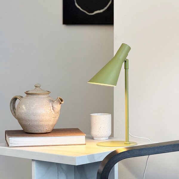 Stolové Lampa Dyberg Larsen, DL12 Mini, Zelená, Obývacia izba, Kov, Škandinávsky