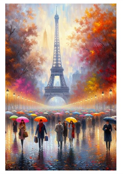 Obraz Paríž v farbách jesene