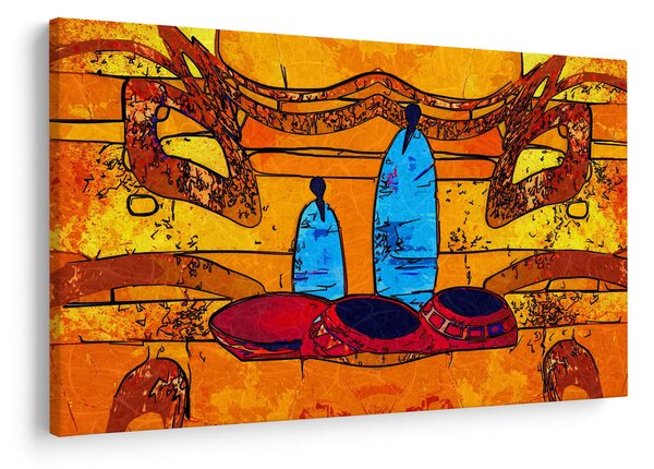 Obraz - Staroveká maľba (90x60 cm)