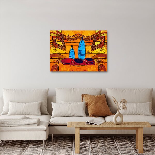 Obraz - Staroveká maľba (70x50 cm)