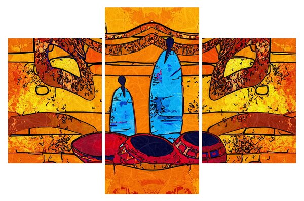 Obraz - Staroveká maľba (90x60 cm)