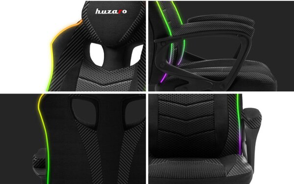 Herná stolička Force - 2.5 RGB carbon mesh