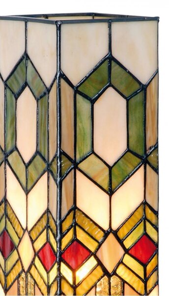 Stolná lampa Tiffany Gonos - 12,5 * 35 cm 1x E14 / max 40W - Clayre & Eef