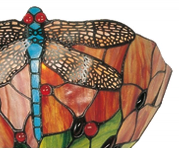Nástenná lampa Tiffany - 30 * 15 * 20 cm 1x E14 / Max 40W - Clayre & Eef