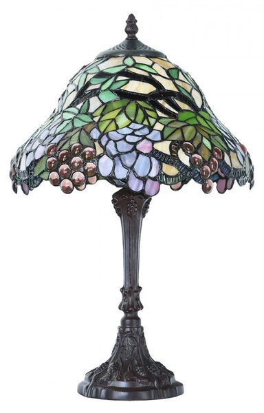 Stolová lampa Tiffany - Ø 30 * 48 cm 1x E27 - Clayre & Eef