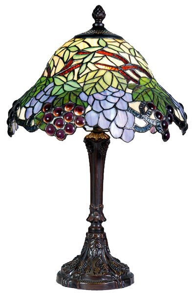 Stolová lampa Tiffany - Ø 30 * 48 cm 1x E27 - Clayre & Eef