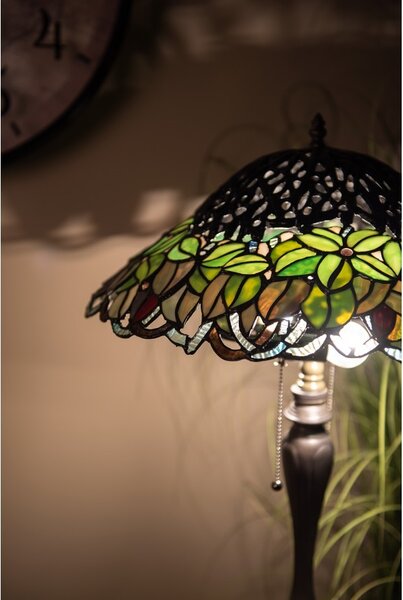 Clayre & Eef Stoní lampa Tiffany Tree - Clayre & Eef