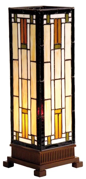 Clayre & Eef Stolní lampa Tiffany Tower - Clayre & Eef