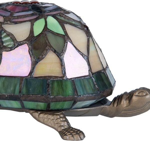 Clayre & Eef Stolná lampa Tiffany Tortoise - Clayre & Eef