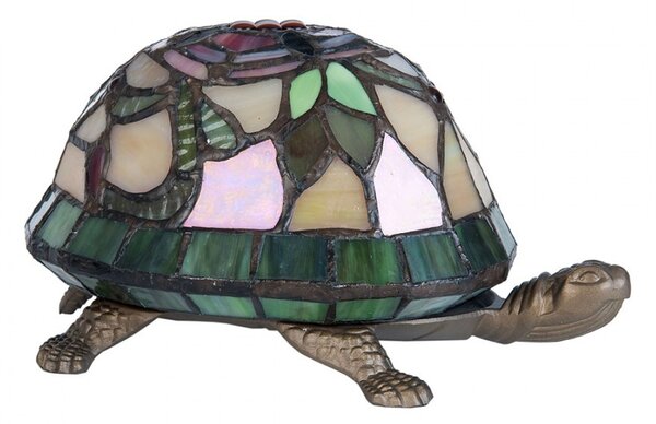 Clayre & Eef Stolná lampa Tiffany Tortoise - Clayre & Eef