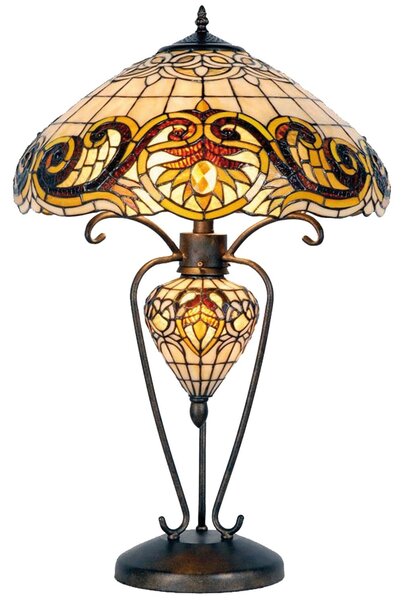 Clayre & Eef Stilní lampa Tiffany Woman - Clayre & Eef