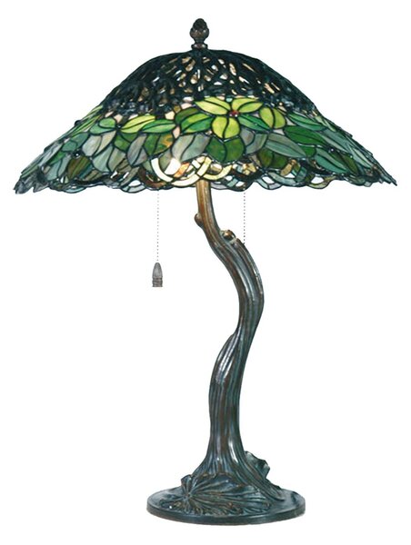 Clayre & Eef Stoní lampa Tiffany Tree - Clayre & Eef