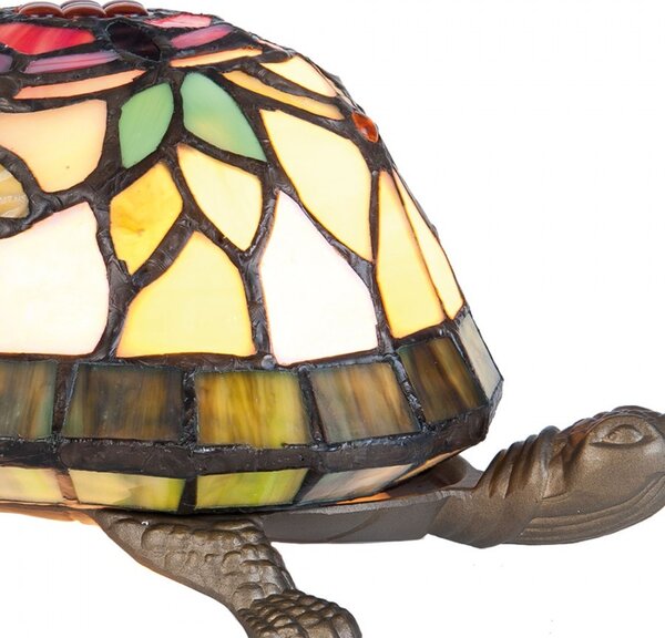 Clayre & Eef Stolná lampa Tiffany Tortoise - Clayre & Eef