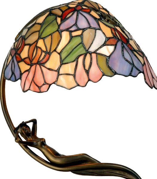 Clayre & Eef Stilní lampa Tiffany Woman - Clayre & Eef
