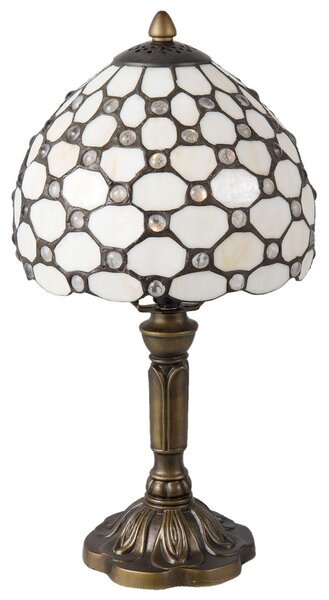 Stolová lampa Tiffany Excelent - Ø 20 * 38 cm - Clayre & Eef
