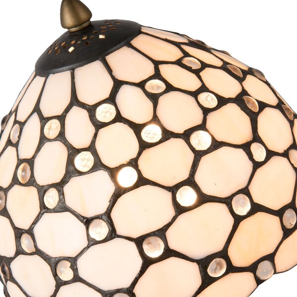 Stolová lampa Tiffany Excelent - Ø 20 * 38 cm - Clayre & Eef
