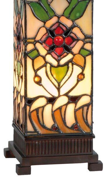Stolná lampa Tiffany - 12.5*35 cm - Clayre & Eef
