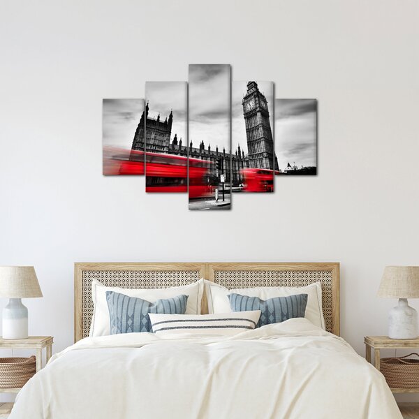 Obraz - Londýnske Houses of Parliament (150x105 cm)