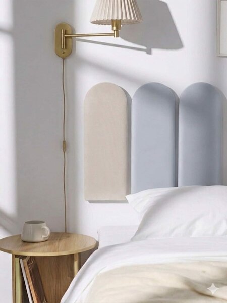 Sinsay - Čalúnené nástenné panely 2 pack - svetlomodrá