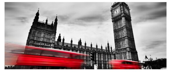 Obraz - Londýnske Houses of Parliament (120x50 cm)
