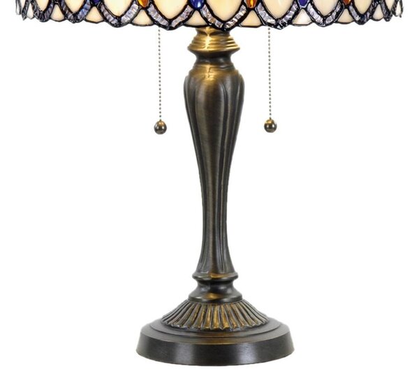 Clayre & Eef Stolní lampa Tiffany Butterfly - Clayre & Eef