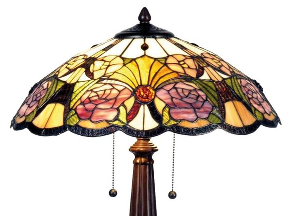 Clayre & Eef Stolní lampa Tiffany Butterfly - Clayre & Eef