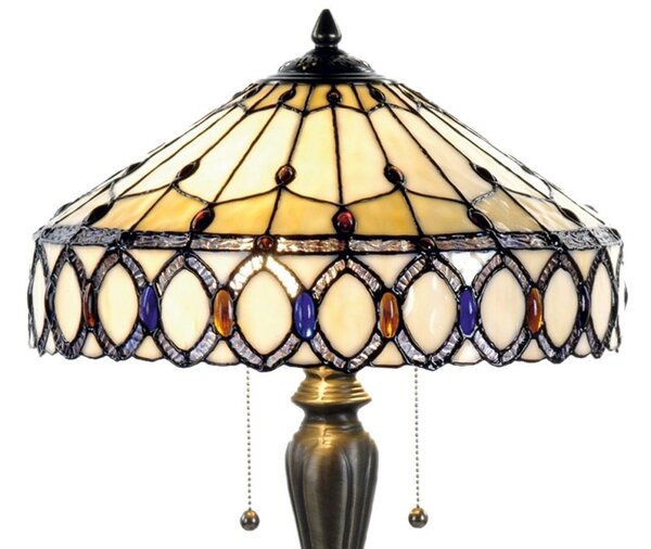 Clayre & Eef Stolní lampa Tiffany Butterfly - Clayre & Eef