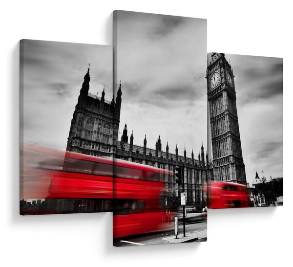 Obraz - Londýnske Houses of Parliament (90x60 cm)