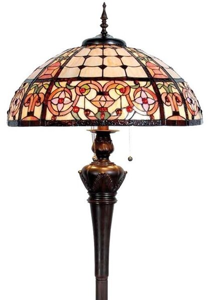 Stropné svietidlo Tiffany - Ø 56 * 165 cm 3x E27 / Max 60W - Clayre & Eef