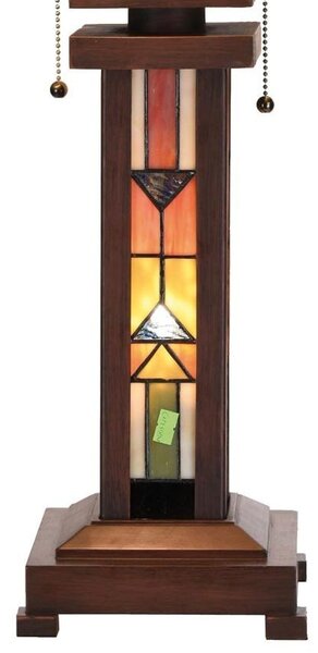 Clayre & Eef Stolní lampa Tiffany Butterfly - Clayre & Eef