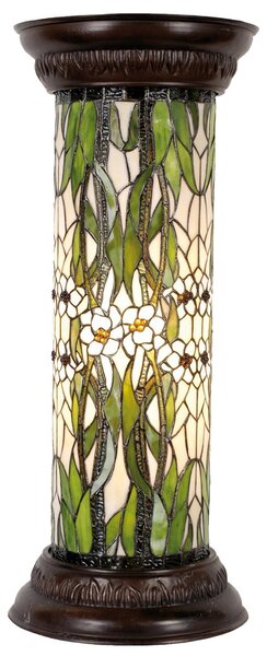 Stojaca lampa Tiffany - Ø 31 * 78 cm 1x E27 / Max 60W - Clayre & Eef
