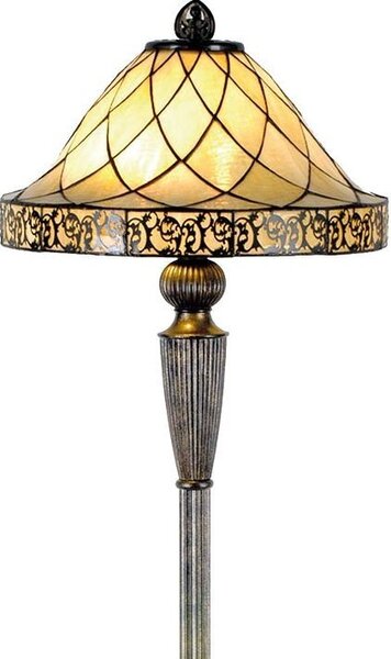 Stojaca lampa Tiffany Filigree - Ø 46 * 168 cm 2x E27 / Max 60W - Clayre & Eef