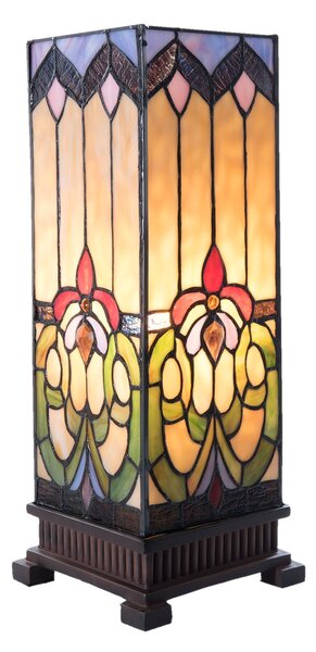 Stolná lampa Tiffany Bend - 17 * 17 * 44 cm - Clayre & Eef