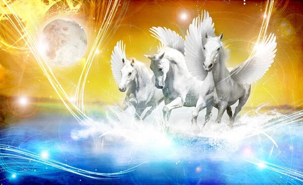 Fototapeta - Pegasus (152,5x104 cm)
