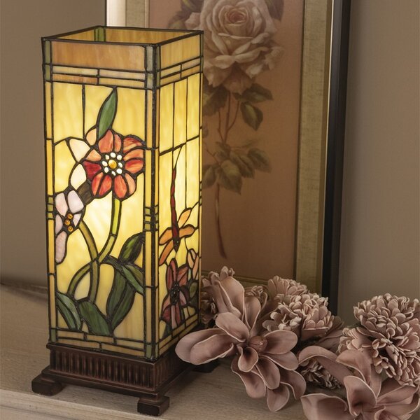 Stolná lampa Tiffany Cappa - 18*45 cm 1x E27 / Max 40W - Clayre & Eef