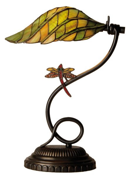 Stolná lampa Tiffany Blade - Ø 34 * 45 cm 1x E14 / max 60W - Clayre & Eef
