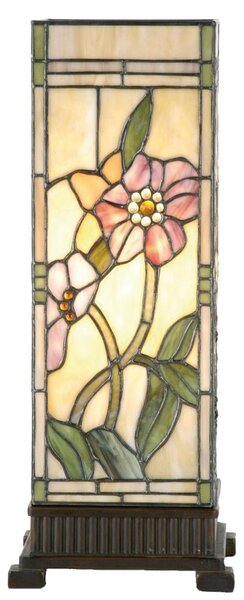 Stolná lampa Tiffany Cappa - 18*45 cm 1x E27 / Max 40W - Clayre & Eef
