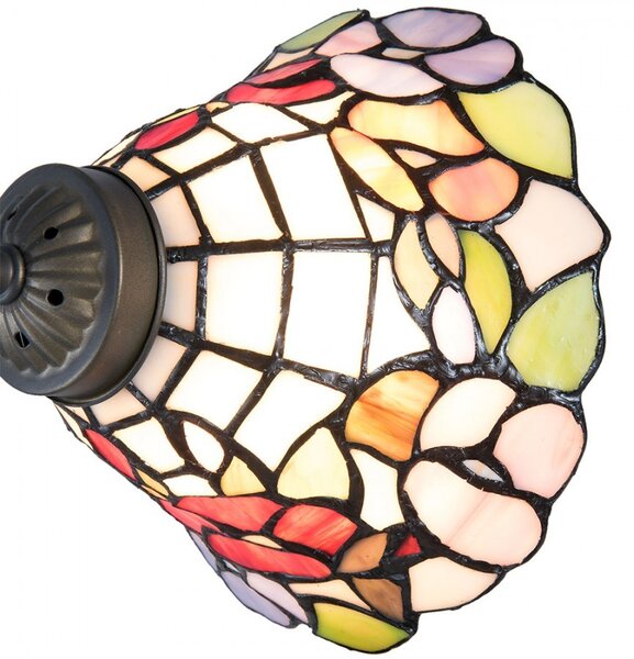 Stolná Tiffany lampa Blooming - Ø 20*48 cm - Clayre & Eef