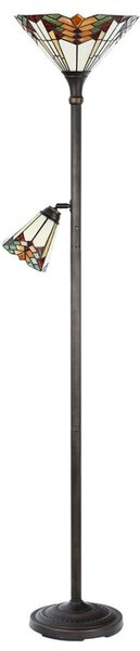Stojaca lampa Tiffany Montaq - Ø 30*178 cm - Clayre & Eef