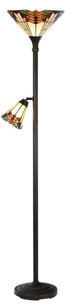 Stojaca lampa Tiffany Montaq - Ø 30*178 cm - Clayre & Eef