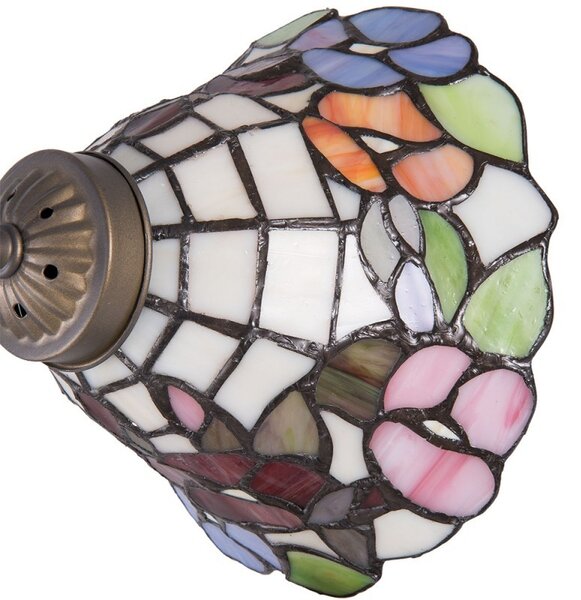 Stolná Tiffany lampa Blooming - Ø 20*48 cm - Clayre & Eef