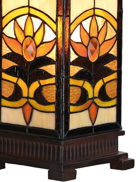 Tiffany lampa Fleur - 18 * 45 cm 1x E27 / Max 60W - Clayre & Eef