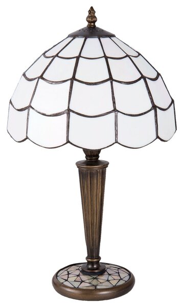 Stolná lampa Tiffany - Ø 25*43 cm / E27/max 1*40W - Clayre & Eef